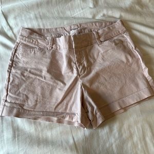 Light Pink Pixie Shorts Size 6